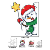 Static Window Clings For Christmas Static Clings Stickers Decoration For Christmas Window Decor Accessories For Tiles Household