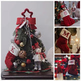 Stockings For Santa Claus Soft And Classic Christmas Stockings Faux Wool Stockings For Present Surprise For Door Fireplace