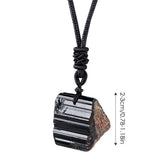 Stone Pendant Necklace Raw Stone Pendant Mental Soothe Necklace Women's Pendant Necklaces For Working Home Shopping Dating