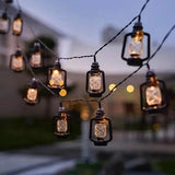 String Lights Outdoor LED Tent Lantern Waterproof Landscape Lights For Outside Party Porch Backyard Bistro Garden Patio Yard
