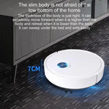 Sweeping Robot Vacuum Intelligent 3 In 1 Auto Vacuum Cleaner Robot 1500mAh Mute Auto Broom Ultra-thin Design Cleaning Gadgets