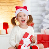 Swing Moving Santa Hat Warm And Skin-Friendly Christmas Hats Singing And Swinging Seasonal Decors For Parties New Year Eve