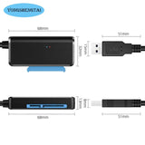 T38 HDD Adapter Easy Drive Cable USB To SATA 5Gbps 2.5/3.5 Inch Compatible Hard Disk Data Cable USB 3.0 Hard Disk Adapter