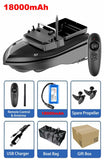 TESLAX 36000mAh 500M Distance,RC Fishing Bait Boat,2Kg Loading,Low Battery Alarm,2 High-Speed Motors, Resistant To Level 8 Winds