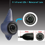 THEJLES 5 Inch 800*480 IPS Monitor Fish Finder HD 1000Tvl Underwater Camera With 8 Pcs IR Night Vision For River/Ice Fishing