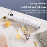 TINTON LIFE 220V/110V Vacuum Sealer Packaging Machine LED Display With Free 10pcs Vacuum Bags Household Black Food Vacuum Sealer