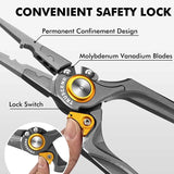 TRUSCEND Fishing Pliers Upgraded Muti-Function Fishing Gear Hook Remover Resistant Harshest Salt Fishing Tools Gifts for Men