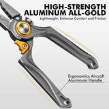 TRUSCEND Fishing Pliers Upgraded Muti-Function Fishing Gear Hook Remover Resistant Harshest Salt Fishing Tools Gifts for Men