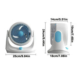 Table Cooling Fan 3 Speeds 23Db Silent Cooling Fan Desktop Table Fan Adjustable Air Circulator Fan Desktop Small Fan Birthday