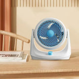 Table Cooling Fan 3 Speeds 23Db Silent Cooling Fan Desktop Table Fan Adjustable Air Circulator Fan Desktop Small Fan Birthday