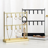 Table Iron Jewelry Earrings Hanger Necklace Hair Earrings Bracelet Display Rack Bracelet Display Rack Key Rack Storage