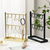 Table Iron Jewelry Earrings Hanger Necklace Hair Earrings Bracelet Display Rack Bracelet Display Rack Key Rack Storage