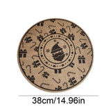 Table Mat Flower Golden PVC Placemat Hollow Insulation Coaster Pads Table Bowl Home Christmas Modern Style Decor Heat Resistant