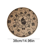 Table Mat Flower Golden PVC Placemat Hollow Insulation Coaster Pads Table Bowl Home Christmas Modern Style Decor Heat Resistant
