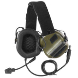 Tactical Headset Without Noise Cancellation VersionTactical Headsets Shooting Earmuff Use with PTT Walkie Headset