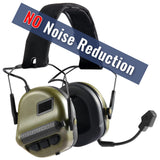 Tactical Headset Without Noise Cancellation VersionTactical Headsets Shooting Earmuff Use with PTT Walkie Headset
