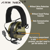 Tactical Headset Without Noise Cancellation VersionTactical Headsets Shooting Earmuff Use with PTT Walkie Headset