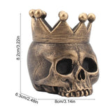 Tealight Candle Holder Halloween Resin Candlestick Stand For Tea Light Table Skull Ornament For Candles Party Supplies For Patio