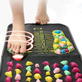 Therapy Pain Relieve Acupressure Leg Relaxation Foot Massager Reflexology Walk Walk Stone Mat Massage Pad