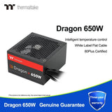 Thermaltake Dragon Series 650W Power Supply, 80 Plus White Certified, Computers Power Supply