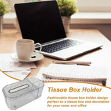 Tissue Box Cover Organizer Large Capacity Tissue Box Cover With Storage Compartment Household Storage Supplies For Dining Room