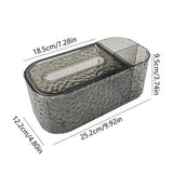 Tissue Box Cover Organizer Large Capacity Tissue Box Cover With Storage Compartment Household Storage Supplies For Dining Room