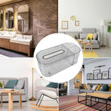 Tissue Box Cover Organizer Large Capacity Tissue Box Cover With Storage Compartment Household Storage Supplies For Dining Room