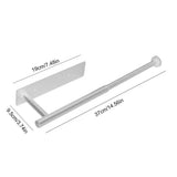 Tissue Paper Holder For Kitchen Expandable Paper Towel Rolls Rack Multi-Functional Thickened Wall Mounted Holder For Bathroom