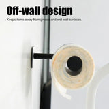 Tissue Paper Holder For Kitchen Expandable Paper Towel Rolls Rack Multi-Functional Thickened Wall Mounted Holder For Bathroom