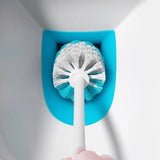 Toilet Brush And Holder Set No Dead-End Toilet Cleaning Plunger Sanitation Supplies For Shopping Mall Scenic Spot Home Hotel