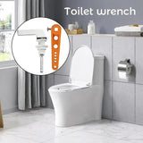 Toilet Flush Lever Zinc Alloy Angle Fitting Side Mount Toilet Wrench Replacement Old-Fashioned Toilet Supplies Bathroom Hardware