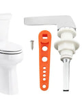 Toilet Flush Lever Zinc Alloy Angle Fitting Side Mount Toilet Wrench Replacement Old-Fashioned Toilet Supplies Bathroom Hardware