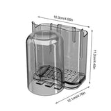 Toothbrush Organizer 1 Cup Toothbrush Holder With Draining Hole Bathroom Holders For Hair Accessories Combs Toothbrushes