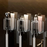Toothbrush Organizer 1 Cup Toothbrush Holder With Draining Hole Bathroom Holders For Hair Accessories Combs Toothbrushes