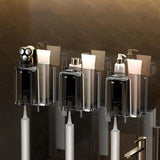 Toothbrush Organizer 1 Cup Toothbrush Holder With Draining Hole Bathroom Holders For Hair Accessories Combs Toothbrushes