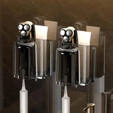 Toothbrush Organizer 1 Cup Toothbrush Holder With Draining Hole Bathroom Holders For Hair Accessories Combs Toothbrushes
