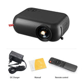 Transjee A10 MINI Projector Home Cinema Portable Theater 3D LED Videoprojector High Quality Beamer 4K 1080P Via HD Port Smart TV