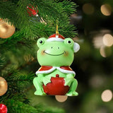 Tree Decoration Santa Claus 2D Mini Snowman Ornament With Lanyard Christmas Figurine Ornaments For Classrooms Garden Car