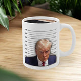 Trump Mugshot Cup 350ml Novelty Mug Cup With Trump Booking Party Photobooth Props For Cold Soda Water Milk Tea Milk Powder Soy