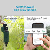 Tuya WiFi Smart Water Valve 1/2" 3/4" Garden Farm Automatic Irrigation 1-Way Water Sprinkler Timer with Alexa & Google Assistant