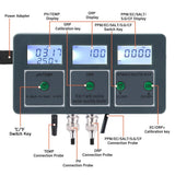 Tuya WiFi Water Quality Tester 8 In 1 S.G/PH/EC/ORP/TDS/CF/SALT/TEMP Measuring Analyzer DIY Water Quality Detector Water Monitor
