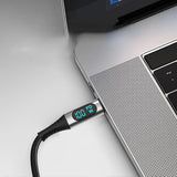 Type-C Data Cable 5A Fast Charging with Power Digital Display Suitable for Apple Huawei Xiaomi Mobilephone Laptop Charging Cable