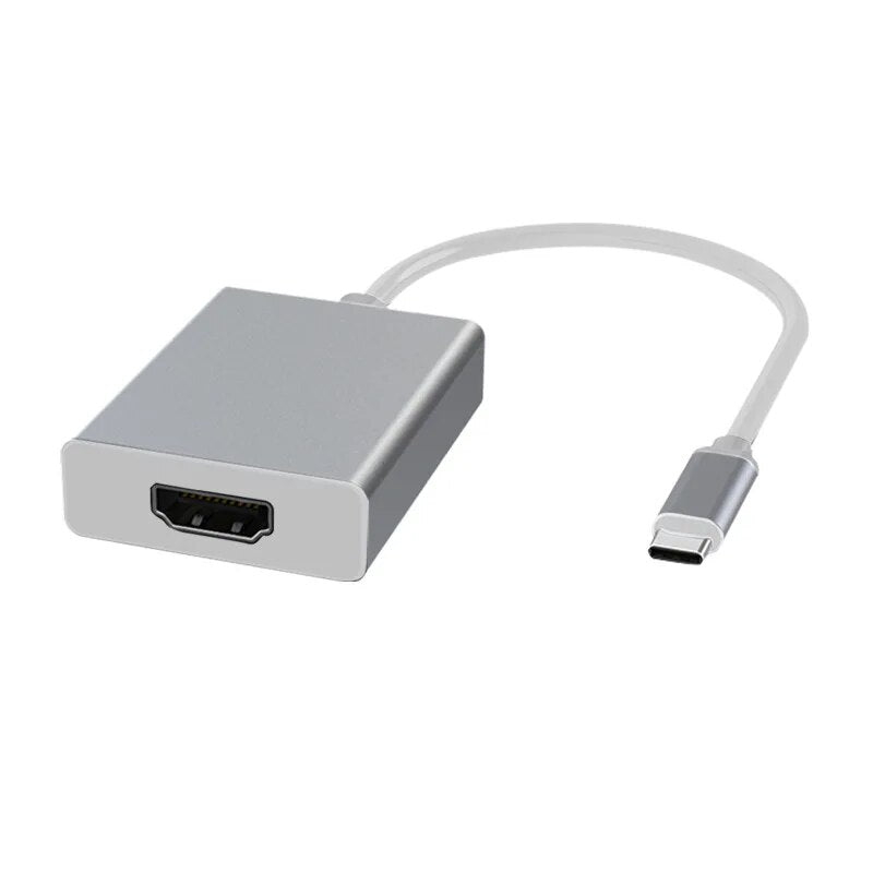 Type-c To HDMI Adapter Female USB Converter 4K Docking Station Adapter Cable Projector Mobile Phone Projector