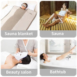 47"x86"  Sauna Blanket Liners Disposable Body Wrap Plastic Sauna Bags 50 Packs Plastic Sheeting Sauna Blanket Accessories