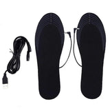 USB Heated Shoe Insoles Electric Rechargeable Foot Warming Pad Soft Feet Warmer Sock Pad Mat Winter Outdoor Heating Insoles
