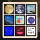 USB LED Night Light Earth Moon Projector Children's Sleep Planet Projector Background Atmosphere Decoration Kid Bedroom Decor