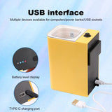 UV Lighter Accumulator Jig Soft Bait LED Flash Glow In Dark Operated Fishing Tackle Squid Light Charger For Sea Fishing Tool