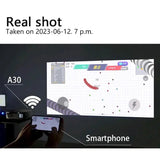 Ubeamer A30C MINI Projector Portable 3D Theater WIFI Sync Android IOS Smartphone 4K 1080P Moive Videoprojector LED Smart Cinema