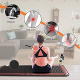 Jade Mat Hot stones Electric for Massager Jade Tourmaline Heating Therapy Mat Bed Sofa Pad Infrared Mattres Heating Smart Timer