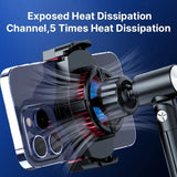 Ulanzi SK-06 Phone Clip with Cooling Radiator Livestreaming Set Smartphone Stand with 360° Rotation Ballhead Cooler Radiator
